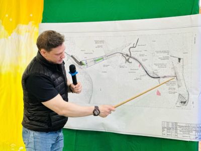 Строители Ленского моста встретились с жителями Мегино-Кангаласского района