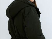 Пуховик для девочек, Черный