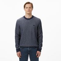 Мужской свитер Lacoste из смеси хлопка и шерсти