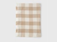 Шарф в клетку, Бежевый