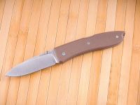 Нож складной Lionsteel Big Opera 8810 SN, сталь D2, рукоять G-10, коричневый