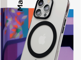 Клип-кейс VLP Diamondс MagSafe для Apple iPhone 15 Pro Max Прозрачный