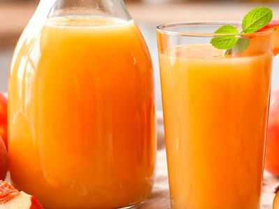 Польза и вред персикового сока