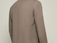 Однобортный пиджак с добавлением льна