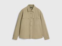 Куртка-рубашка из канваса, Бежевый