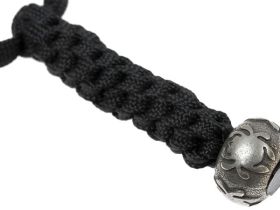 Темляк Lanyard w/ Pewter Round Spyder Bead, Spyderco BEAD2LY