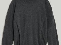 Джемпер из шерсти и хлопка с округлой горловиной