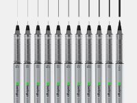 Ручка капиллярная Berlingo "Precision" черная, #003, 0,15 мм