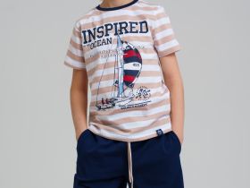 Комплект трикотажный для мальчиков: фуфайка (футболка), шорты