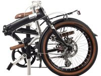 Складной велосипед Novatrack Town 20 Disc, год 2024, цвет Черный