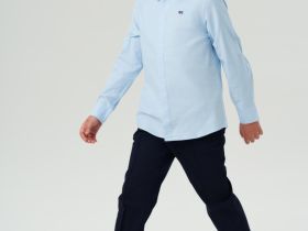 Рубашка текстильная на кнопках