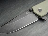 Нож складной Boker Kihon Assisted OD Green, сталь D2, рукоять G10