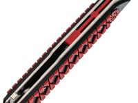 Нож Mr.Blade Hokku D2 SW G10 black red складной с чехлом