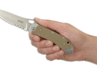 Складной нож CRKT 7481 V.A.S.P.™ (Verify. Advance. Secure. Proceed) With Veff Flat Top Serrations®, сталь 8Cr14MoV, рукоять G10