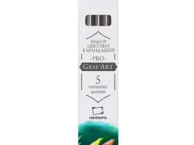 Набор карандашей цветных Малевичъ "GrafArt PRO" неоны, 5 цветов