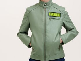 Куртка кожаная для мальчиков