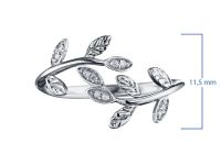 Кольцо из серебра э0612кц01157400_white