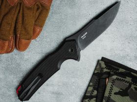 Складной нож Mr.Blade Hellcat Mini, сталь VG-10, рукоять Black G10