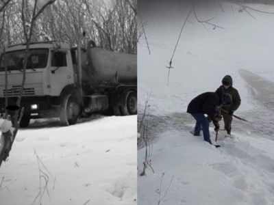 Слив нечистот в реку Лену засняли фотоловушки Минэкологии Якутии