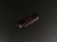 Стикер объемный "Jadore" красный на черном