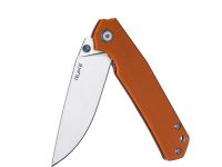 Нож складной Ruike P801-J, сталь 14C28N, рукоять G10, оранжевый