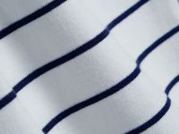 Лонгслив в полоску с открытыми плечами, Белый