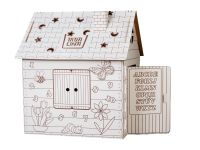 Картонный домик BIBALINA Colouring play-house