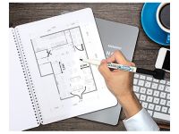 Блокнот - доска Mungyo "Board Note White" (листы: белый -3 шт , сетка - 1 шт, пленка -6 шт), 220?297