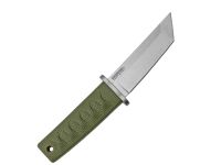 Нож с фиксированным клинком Cold Steel Kyoto I Tanto, сталь 8Cr13MoV, рукоять кратон, оливковый