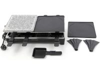 Rommelsbacher Гриль-раклетница Rommelsbacher RCS / 1350 Вт / на 8 человек / нержавеющая сталь / камень для гриля / антипригарное покрытие