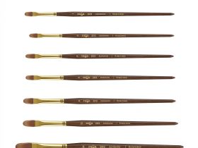 Кисть колонок №16 овальная Гамма "Классика"