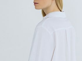 Рубашка из хлопка, Белый