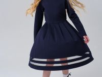 Платье трикотажное для девочек