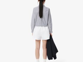 Длинные шорты Lacoste с принтом