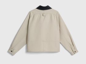 Куртка из канваса для девочек, Бежевый