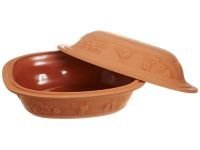 Römertopf Жаровня средняя с рустикальными мотивами, 35 х 16,5 х 22,5 см, Römertopf