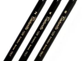 Кисть синтетика №8 круглая "Tintoretto Bronze" складная