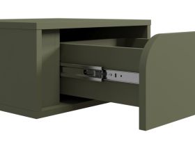 Тумба прикроватная подвесная Блест 45x22 Оливковый
