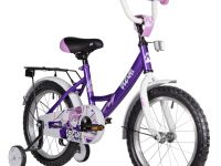 Детский велосипед Novatrack Vector 16, год 2025, цвет Фиолетовый