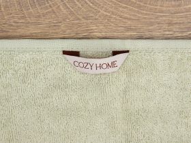 Полотенце махровое Lordy, серо-зеленое