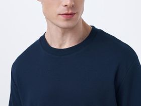 Базовая футболка из хлопка, Синий