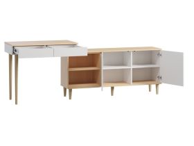 Стол-тумба Элвуд 220x78 Белый