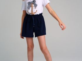 Шорты трикотажные для девочек, 2 шт в комплекте