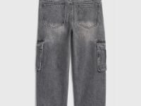 Широкие джинсы для мальчиков, Серый