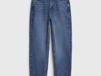 Джинсы Mom с высокой посадкой, Синий