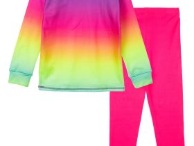 Термокомплект трикотажный для девочек: брюки, толстовка для эпизодического использования