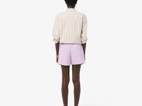 Женские хлопковые шорты Lacoste из пике