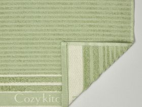 Комплект махровых полотенец COZY Kitchen, зеленый