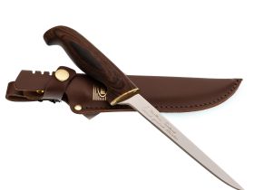 Филейный нож Rapala PRFBL6, сталь X46Cr13, карельская береза