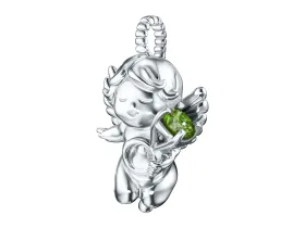 Подвеска из серебра с хромдиопсидом э0605пд12250368